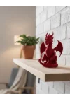 Mey İthalat® 12 cm Kırmızı Ejderha Figürü Koleksiyonluk Dekoratif Biblo