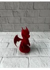 Mey İthalat® 12 cm Kırmızı Ejderha Figürü Koleksiyonluk Dekoratif Biblo