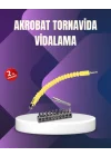 Mey İthalat® 12 Parça Vidalama Uç Seti Akrobat Tasarım Dayanıklı Metal