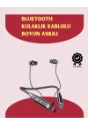 Mey İthalat® 120 Saat Pil Ömrüyle Boyun Askılı Bluetooth Kulaklık – Spor ve Günlük Kullanım İçin