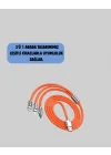 Mey İthalat® 120W Şarj Destekli 3’ü 1 Arada Çoklu Şarj Kablosu – 1.2 Metre