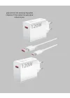 Mey İthalat® 120W USB-C Şarj Adaptörü Süper Hızlı Şarj Güç Kaynağı Seti