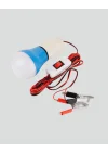 Mey İthalat® 12V LED Ampul Anahtarlı Kablolu Pratik Aydınlatma