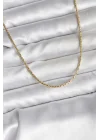 Mey İthalat® 14K Gold Renk Kaplama İnce Zincir Model CM Kadın Kolye