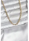 Mey İthalat® 14K Gold Renk Kaplama Zincir Model CM Kadın Kolye