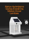 Mey İthalat® 1800 mAh Pilli Solar Duvar Aydınlatma
