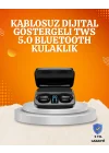 Mey İthalat® 1800 mAh Güçlü Şarj Kutusu ile Bluetooth Kulaklık Seti