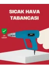Mey İthalat® 2 Kademeli Güçlü Sıcak Hava Tabancası 380° – 500° Isı Ayarı