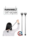 Mey İthalat® Hanımeli Metal Teleskopik Paslanmaz Çelik Sırt Kaşıyıcı (2li Lüks Set) 714307
