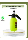 Mey İthalat® 2 Litre Pompalı Püskürtücü Bakır Nozullu Ayarlı Sprey Temizlik ve Bahçe