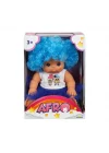 Mey İthalat® 20040 Afro Kıvırcık Saçlı Bebek 23 cm -