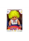 Mey İthalat® 20040 Afro Kıvırcık Saçlı Bebek 23 cm -