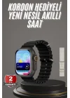 Mey İthalat® 2025 Model Akıllı Saat Çift Kordon Ios Ve Android Arama Cevaplama Sesli Asistan