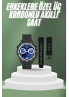 Mey İthalat® 2025 Model Yuvarlak Ekran Android ve İOS Uyumlu GPS Takibi Yapabilen Akıllı Saat