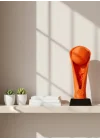 Mey İthalat® 23cm Turuncu Basketbol Kupa Biblo Modern Ödül Dekor Ürünü