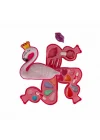Mey İthalat® 2599 Flamingo Şekilli 3 Katlı Makyaj Güzellik Seti