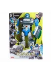 Mey İthalat® 2in1 Sesli ve Işıklı  Dönüşebilen Robot 37 cm