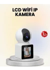 Mey İthalat® 2K Gece Görüşlü Kapalı Alan Kamera Çift Yönlü Konuşma ve Akıllı Arama