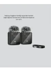 Mey İthalat® 2’li Kablosuz Yaka Mikrofonu Type-C ve Lightning Uyumlu Profesyonel Set