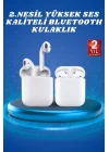 Mey İthalat® 2.Nesil Yeni Model TWS Bluetooth Kulaklık Dokunmatik Kontrol Yüksek Ses Kaliteli