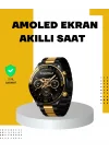 Mey İthalat® 3 Bileklikli Amoled Akıllı Saat Bluetooth Çağrı ve Sağlık Takipli