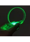 Mey İthalat® 3 Modlu Pilli LED Işıklı Esnek Parti Bilekliği Yeşil