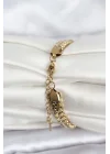 Mey İthalat® 316L Çelik Gold Renk Kadın Bileklik