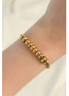 Mey İthalat® 316L Çelik Gold Renk Oval Figürlü Bileklik