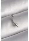 Mey İthalat® 316L Çelik Gümüş Renk Çivi Model Piercing