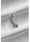 Mey İthalat® 316L Çelik Gümüş Renk Topçuk Model Piercing