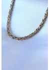 Mey İthalat® 316L Çelik Mix Renk Kral Zincir Model Erkek Kolye