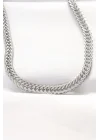 Mey İthalat® 316L Çelik Silver Renk Balık Sırtı Zincir Kolye