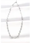 Mey İthalat® 316L Çelik Silver Renk Gemici Zincir Kolye