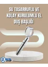 Mey İthalat® 360° Ayarlanabilir Çok Fonksiyonlu Duş Başlığı