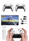 Mey İthalat® 3D 4K 2000 Oyunlu Game Stick Oyun Konsolu Çift Konsol