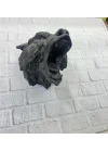 Mey İthalat® 3D Siyah Ayı Başı Duvar Dekoru Modern Asılabilir Heykel 25x19 cm
