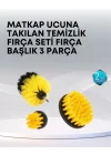 Mey İthalat® 3’lü Matkap Ucu Temizlik Fırçası Seti Çok Amaçlı