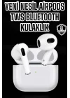 Mey İthalat® 3.Nesil TWS Bluetooth Kulaklık Mikrofonlu ANC Özelliği Dokunmatik Kontrol