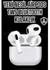 Mey İthalat® 3.Nesil TWS Bluetooth Kulaklık Mikrofonlu ANC Özelliği Dokunmatik Kontrol