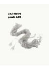 Mey İthalat® 3x3 LED Işık Perdesi Şelale Model İç Dış Mekân Dekorasyonu