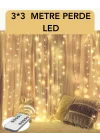 Mey İthalat® 3x3 Metre Perde LED Işık – Parti ve Bahçe Dekorasyonu