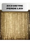 Mey İthalat® 3x3 Perde LED Işık Şelale Model Özel Gün Dekoratif Aydınlatma