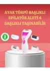 Mey İthalat® 4 Başlıklı Kablosuz Şarjlı Epilasyon Cihazı