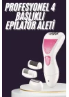 Mey İthalat® 4 Başlıklı Lazer Öncesi Kısaltma Epilasyon Aleti Epilatör Çok Amaçlı