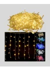 Mey İthalat® 4 Metre Şelale Perde Led Işık Dış Mekan İç Mekan Uyumlu