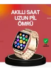Mey İthalat® 41 mm Kavisli Kasa Akıllı Saat IOS ve Android Uyumlu
