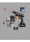 Mey İthalat® 48V Şarjlı Basınçlı Yıkama Makinesi Kablosuz Su Tabancası