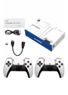Mey İthalat® 4K HD Görüntü Kaliteli Retro Game Stick 20000 Oyunlu Çift Kollu Beyaz Game Stick