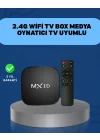 Mey İthalat® 4K Medya Kutusu HDMI-USB Bağlantılı Android TV Çözümü