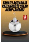 Mey İthalat® 5 Kanatlı Bahçe Aydınlatma Led Askılı Solar Güneş Enerji Usb Sarjlı